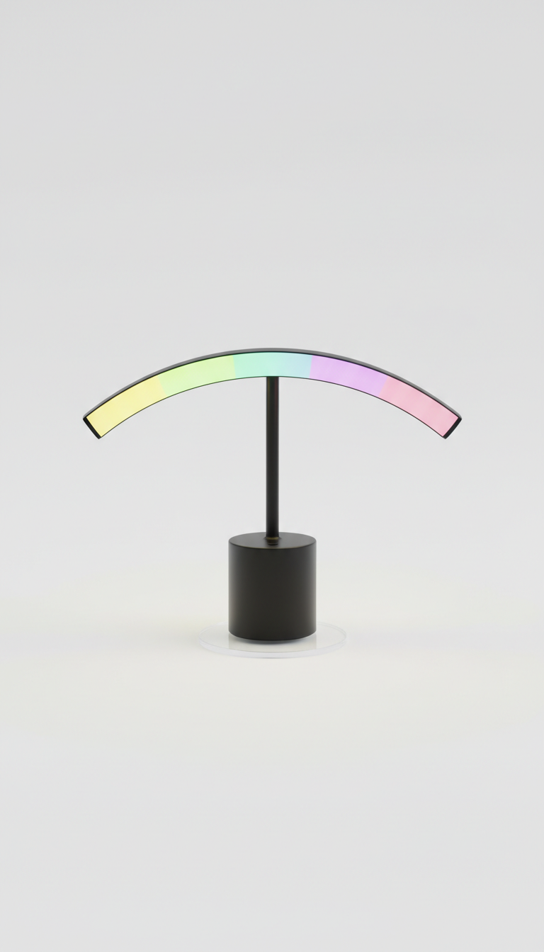 LED rainbow desk lamp
