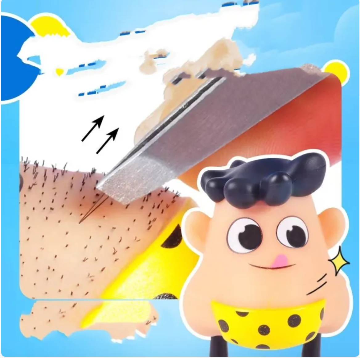Funny Stress Relief Squeeze Toy – PVC Novelty Vent Toy for Adults