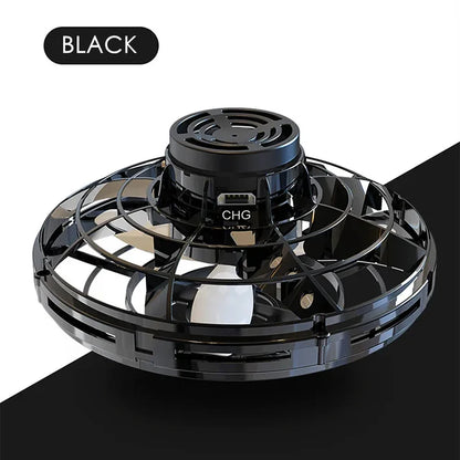 LED UFO Flying Spinner Toy – Hand-Controlled Mini Drone for Kids & Adults