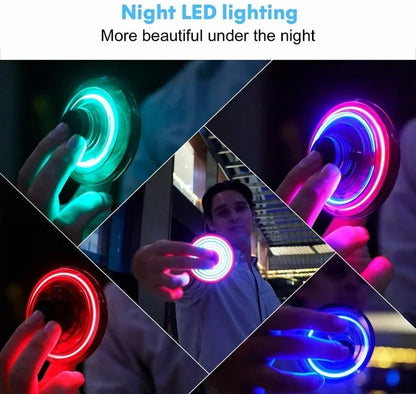 LED UFO Flying Spinner Toy – Hand-Controlled Mini Drone for Kids & Adults
