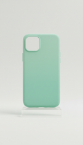 Mint silicone phone case