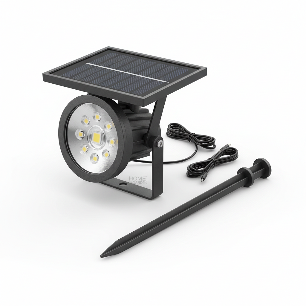 Solar Powered Garden Spotlight 2-Pack