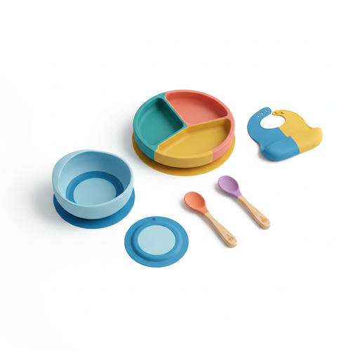 Baby Silicone Feeding Set