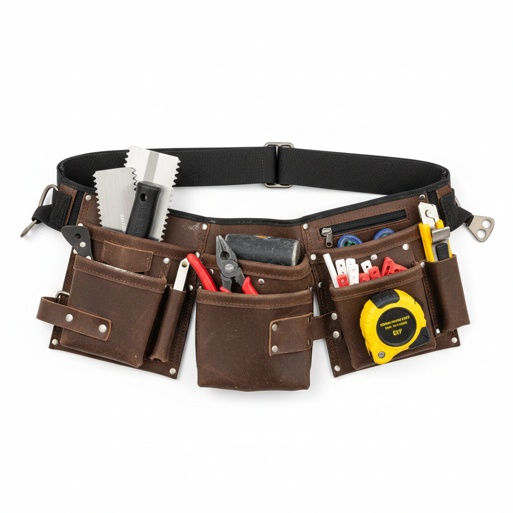 Professional Tile Installation Tool Belt