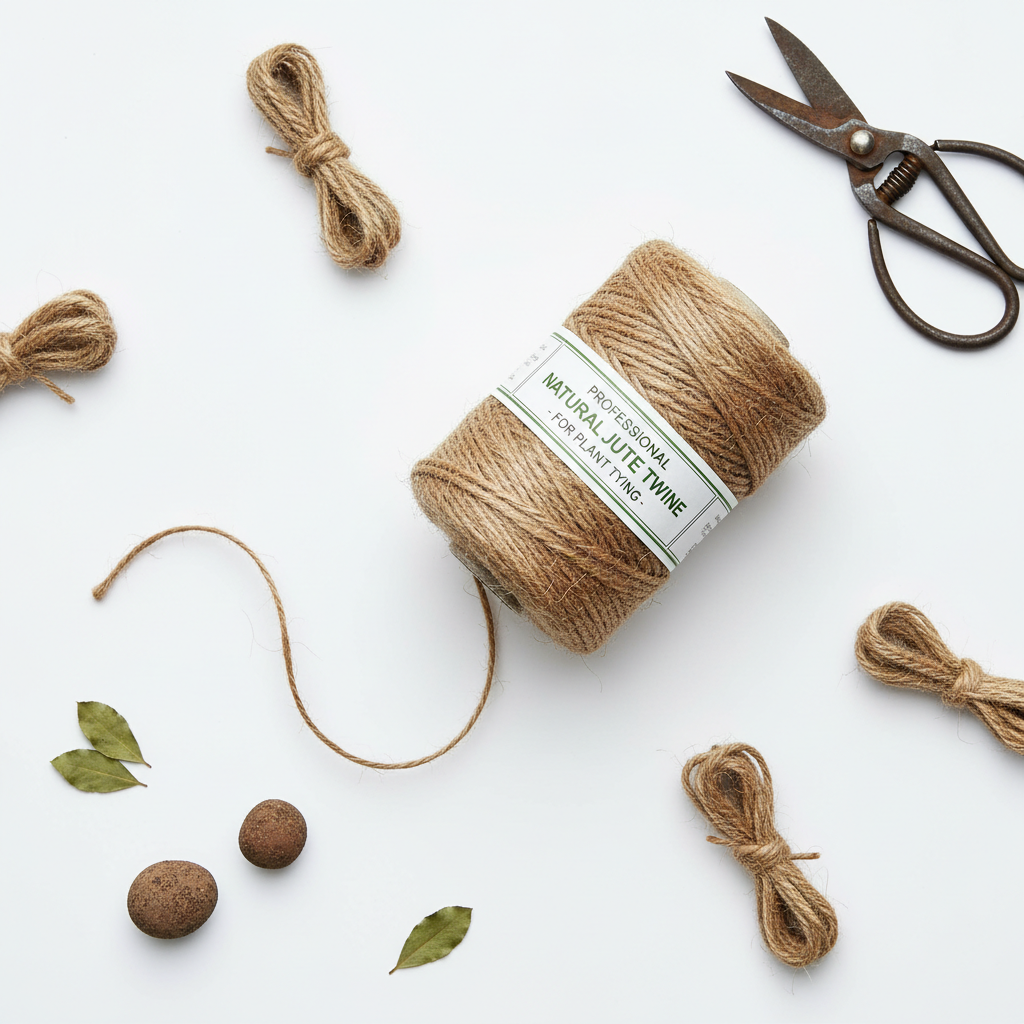 Natural Jute Garden Twine 328-Foot Spool
