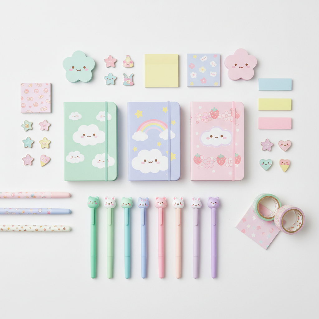 Kawaii Stationery Set