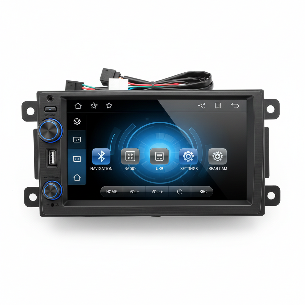 Double DIN Touchscreen Car Stereo