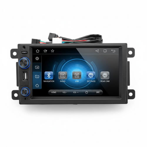 Double DIN Touchscreen Car Stereo