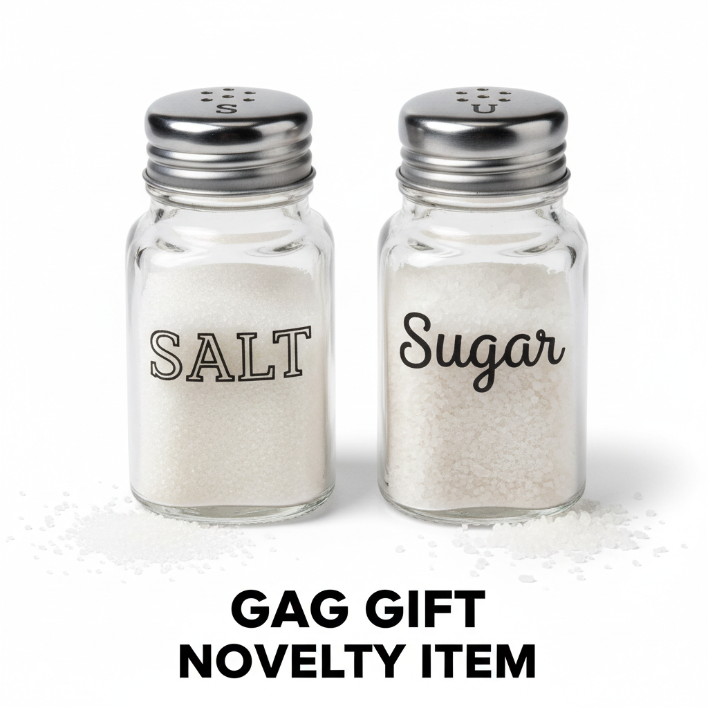 Prank Salt & Sugar Shaker Swap Set