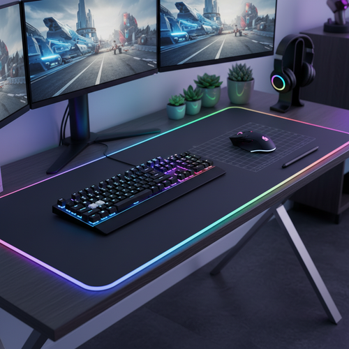 LED Desk Pad Writing Surface