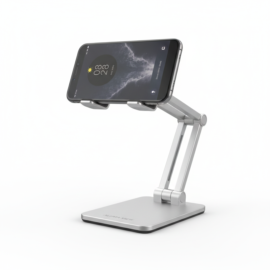 Adjustable Aluminum Phone Desk Stand