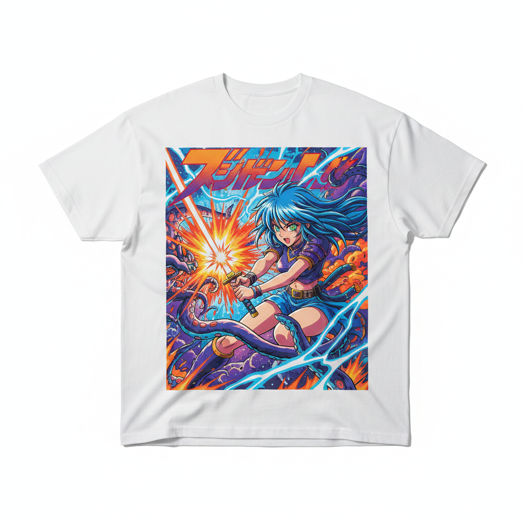 Anime Graphic Oversized T-Shirt