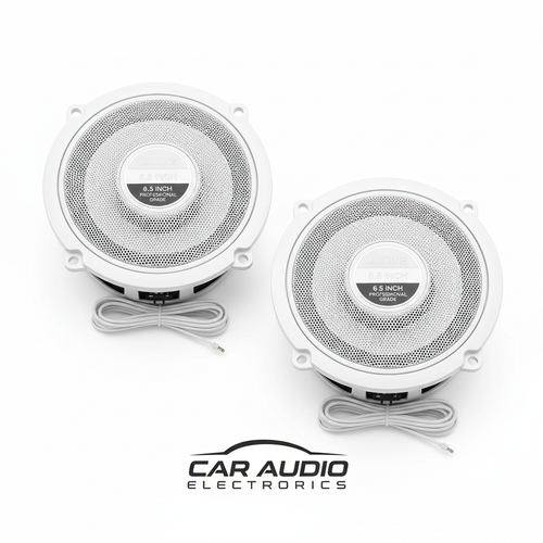 6.5-Inch Waterproof Marine Speakers Pair