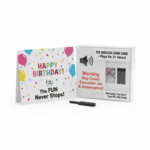 Prank Endless Music Birthday Card