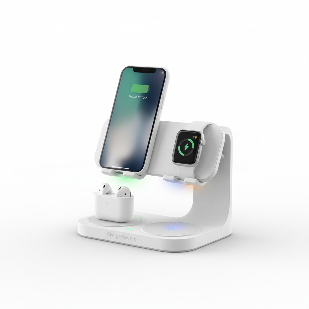 Wireless Charging Stand 3-in-1