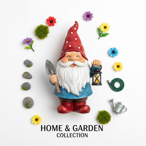 Decorative Garden Gnome Statue