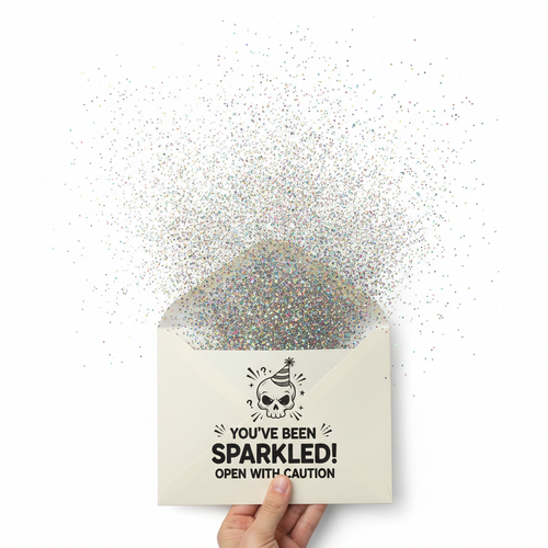 Prank Glitter Bomb Envelope