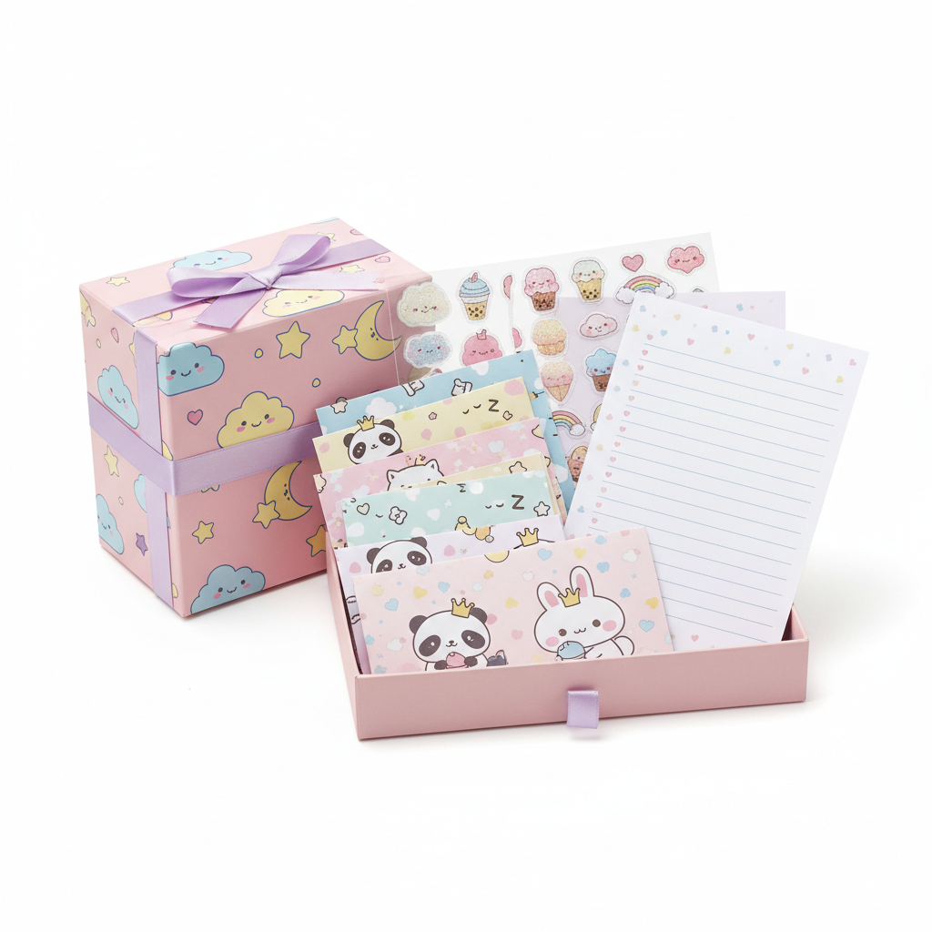 Kawaii Envelope & Letter Set
