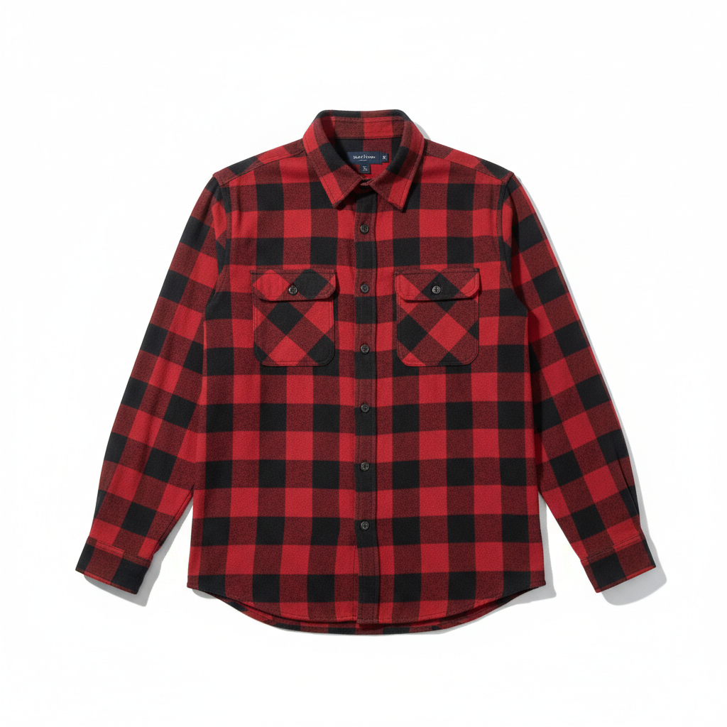 Men's Plaid Flannel Shirt