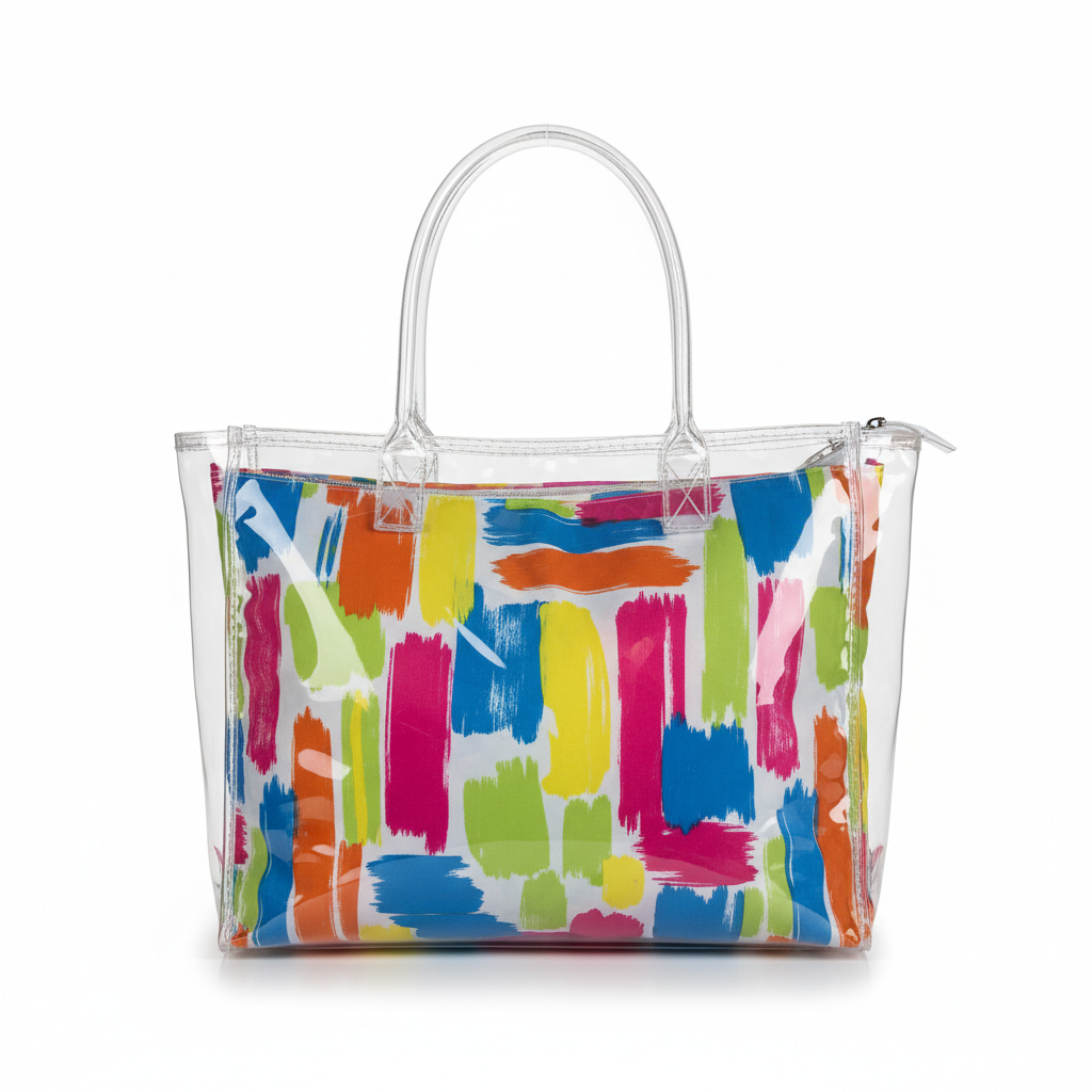Clear PVC Transparent Tote Bag