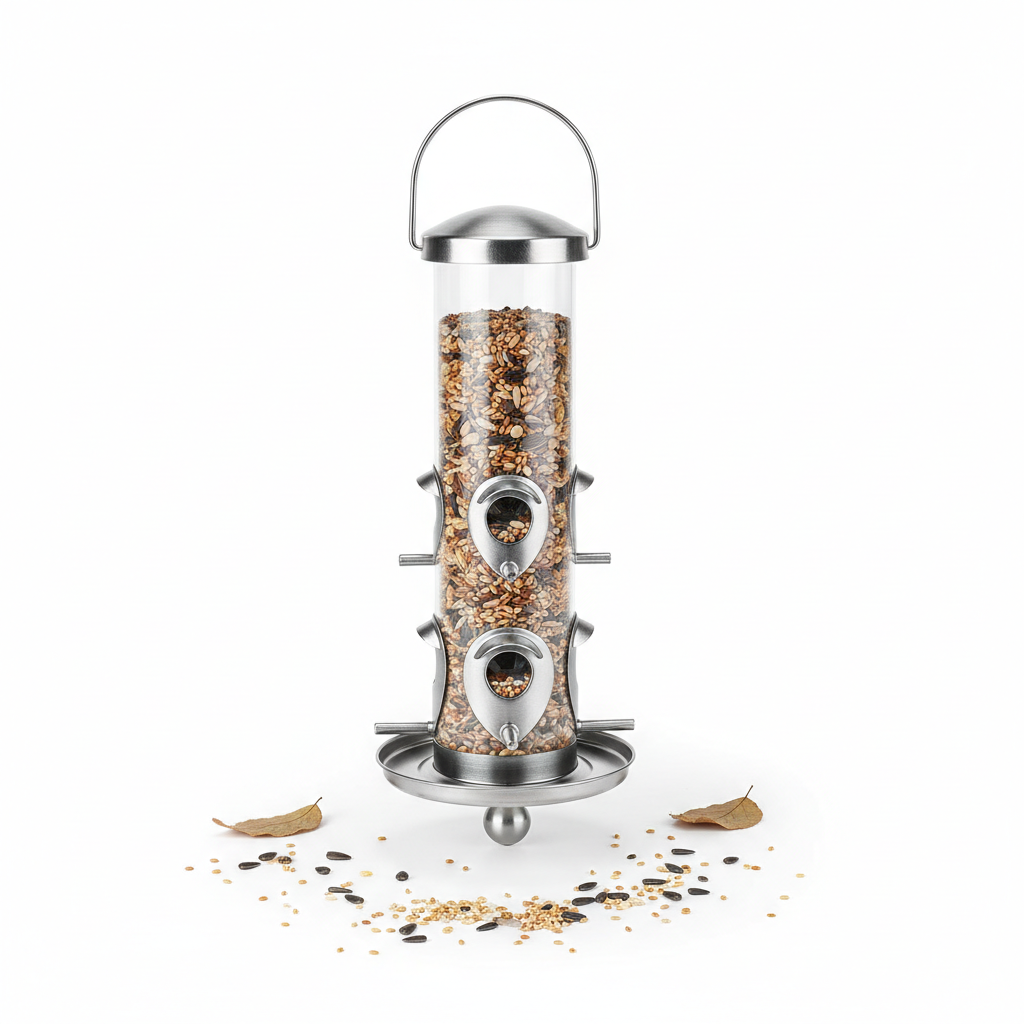 Hanging Tube Bird Feeder