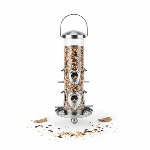 Hanging Tube Bird Feeder