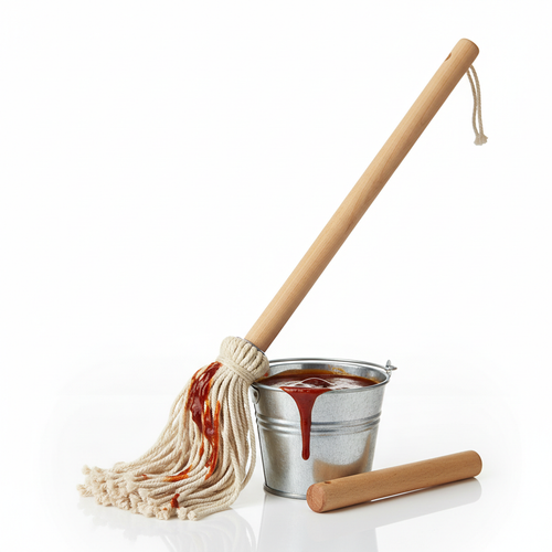 BBQ Sauce Mop & Bucket Set