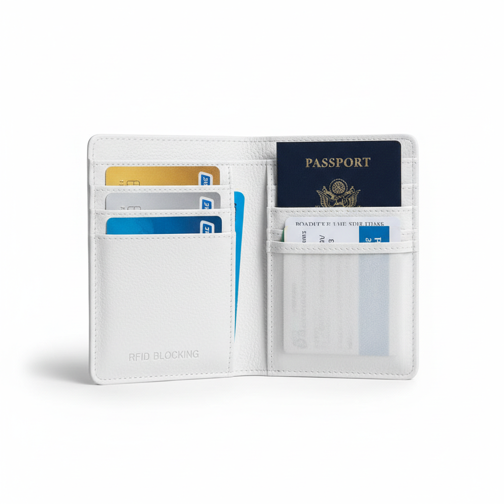 RFID Blocking Passport Holder Wallet