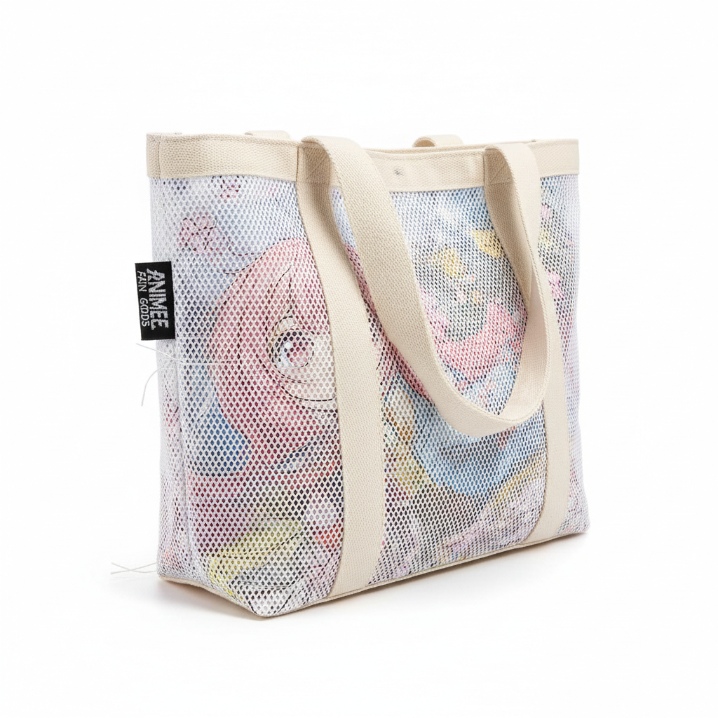 Anime Mesh Canvas Hybrid Tote