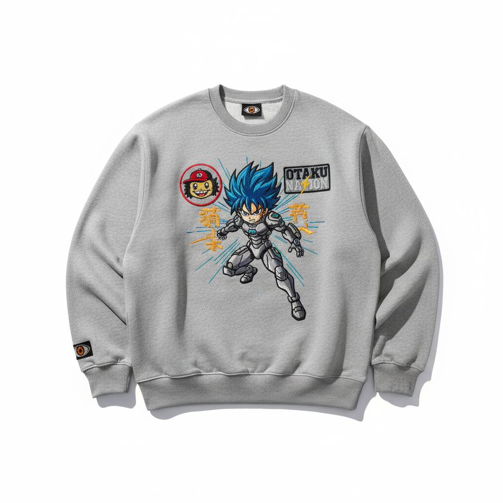 Anime Varsity Crewneck