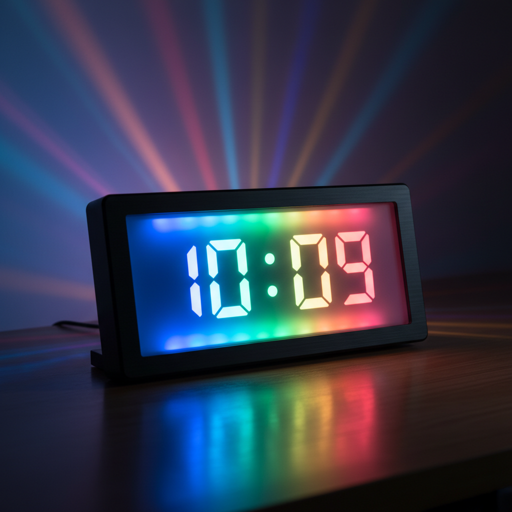 RGB Desk Clock