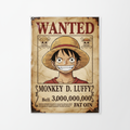 One Piece Wanted Poster Front