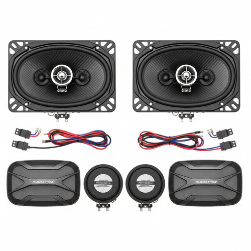 6x9-Inch 3-Way Coaxial Car Speakers Pair