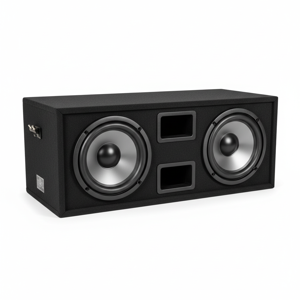 Dual 10-Inch Ported Subwoofer Enclosure