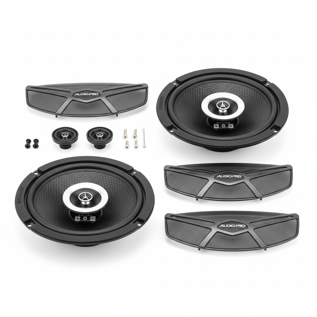 6.5-Inch 3-Way Coaxial Car Speakers Pair