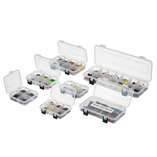 Fishing Tackle Tray Utility Box Set 6pc