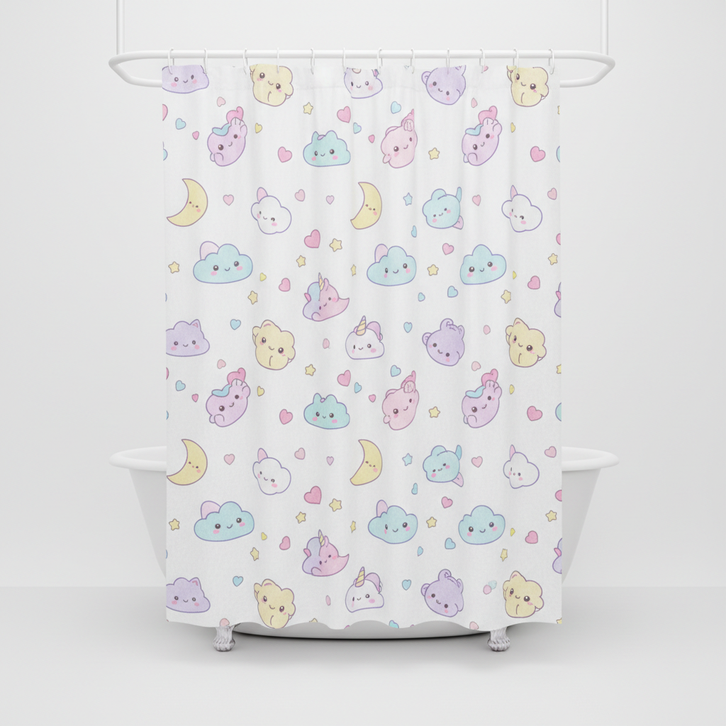Kawaii Shower Curtain