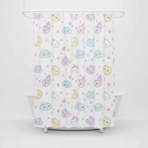Kawaii Shower Curtain