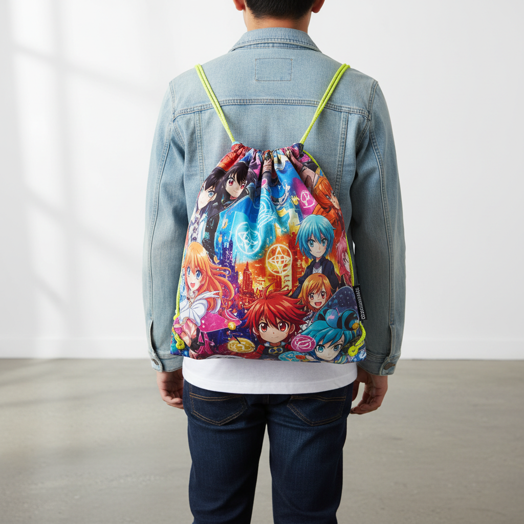 Anime Drawstring Bag