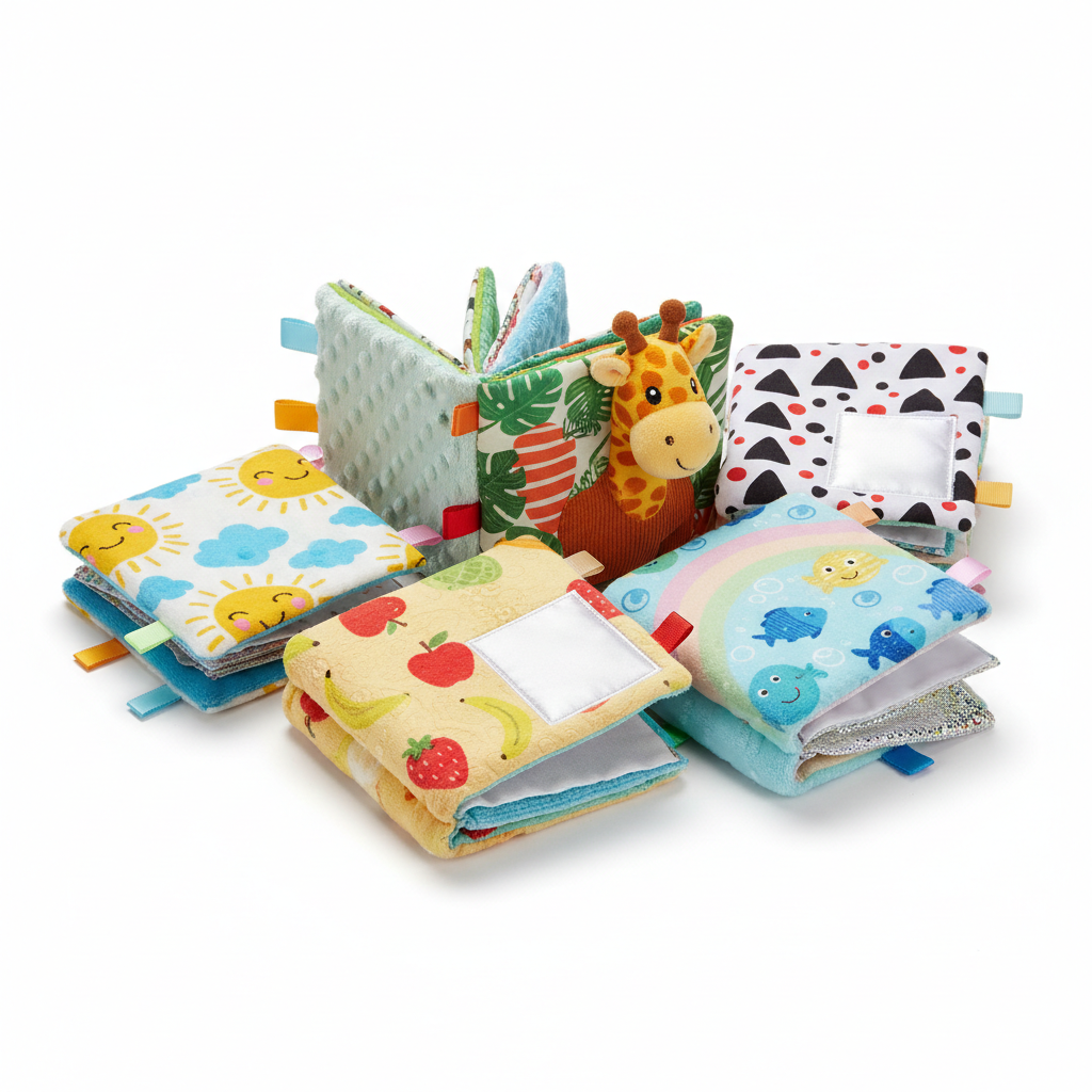 Baby Soft Sensory Book Set 6pc