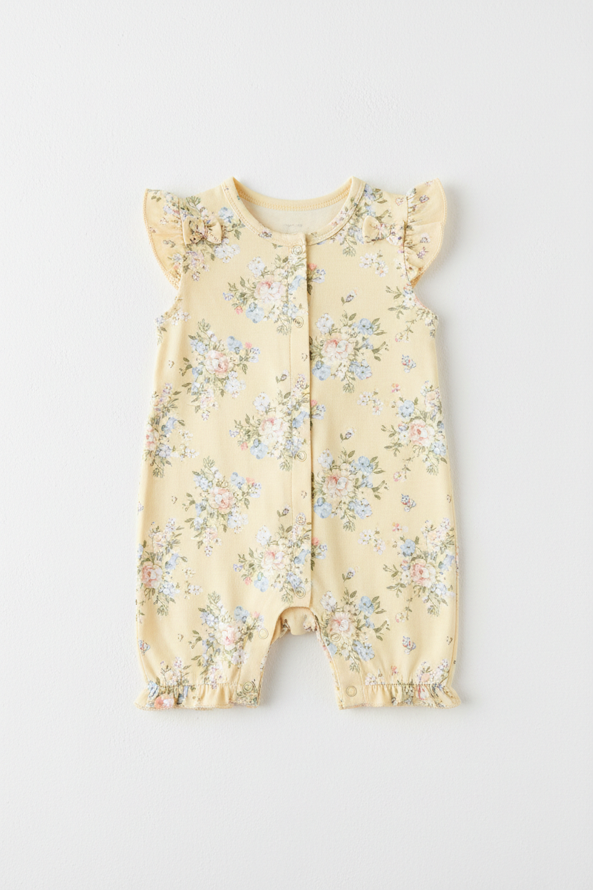 Baby Floral Print Romper