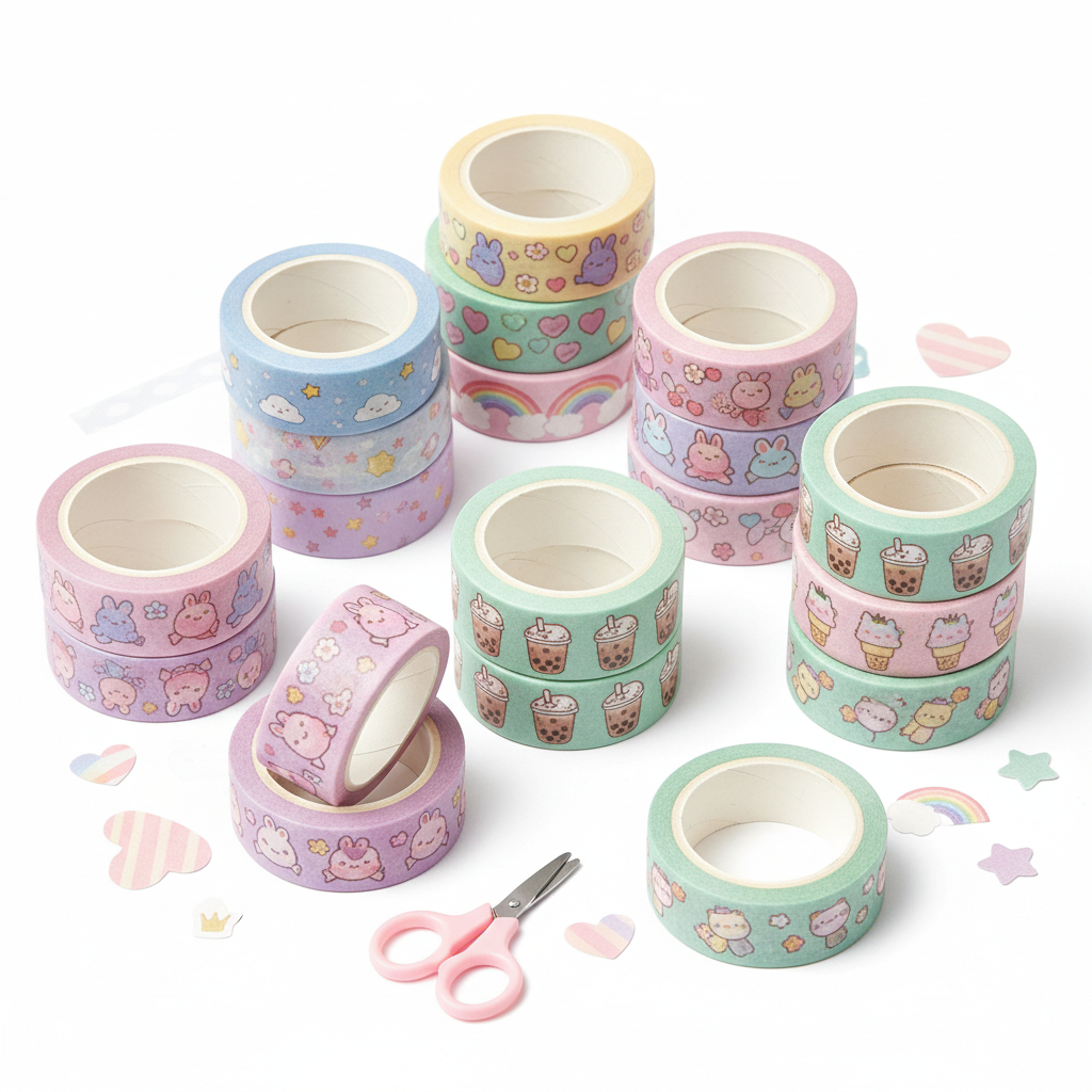Kawaii Washi Tape Set