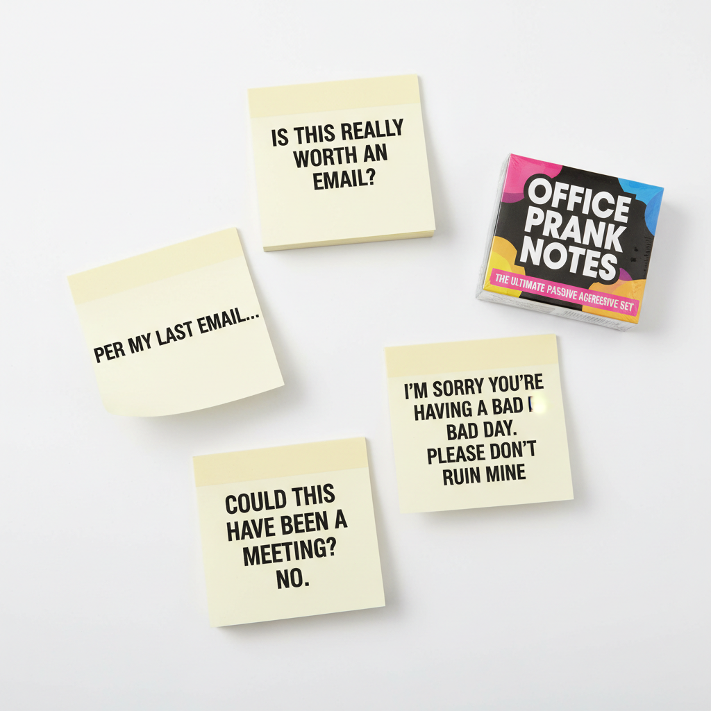 Funny Passive Aggressive Sticky Note Set