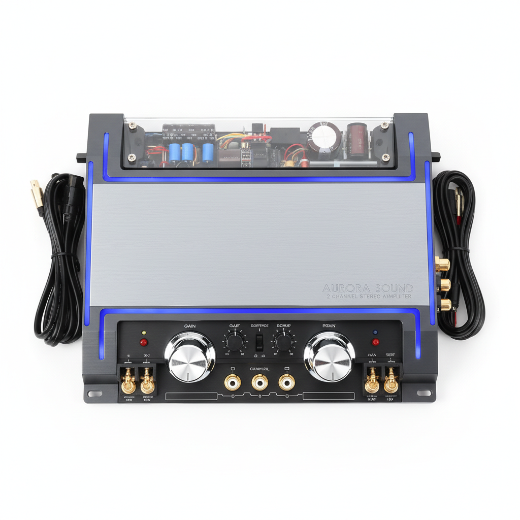 2-Channel Car Amplifier 500W