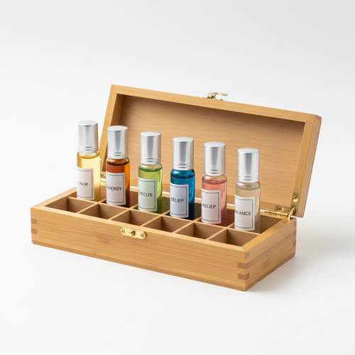 Aromatherapy Essential Oil Roller Set 6pc
