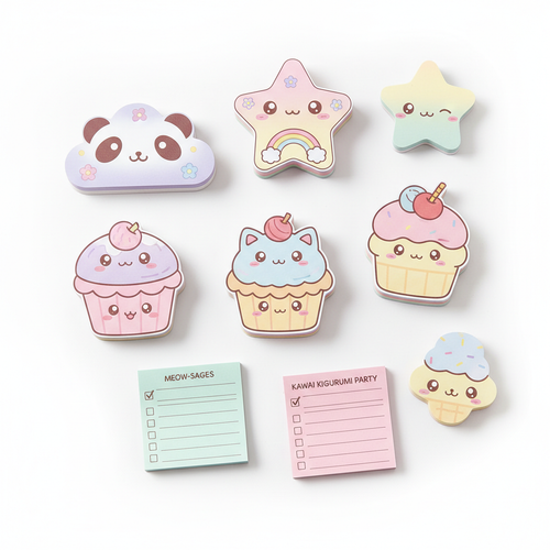 Kawaii Sticky Notes Set