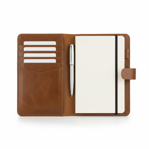 Smart Leather Notebook Cover