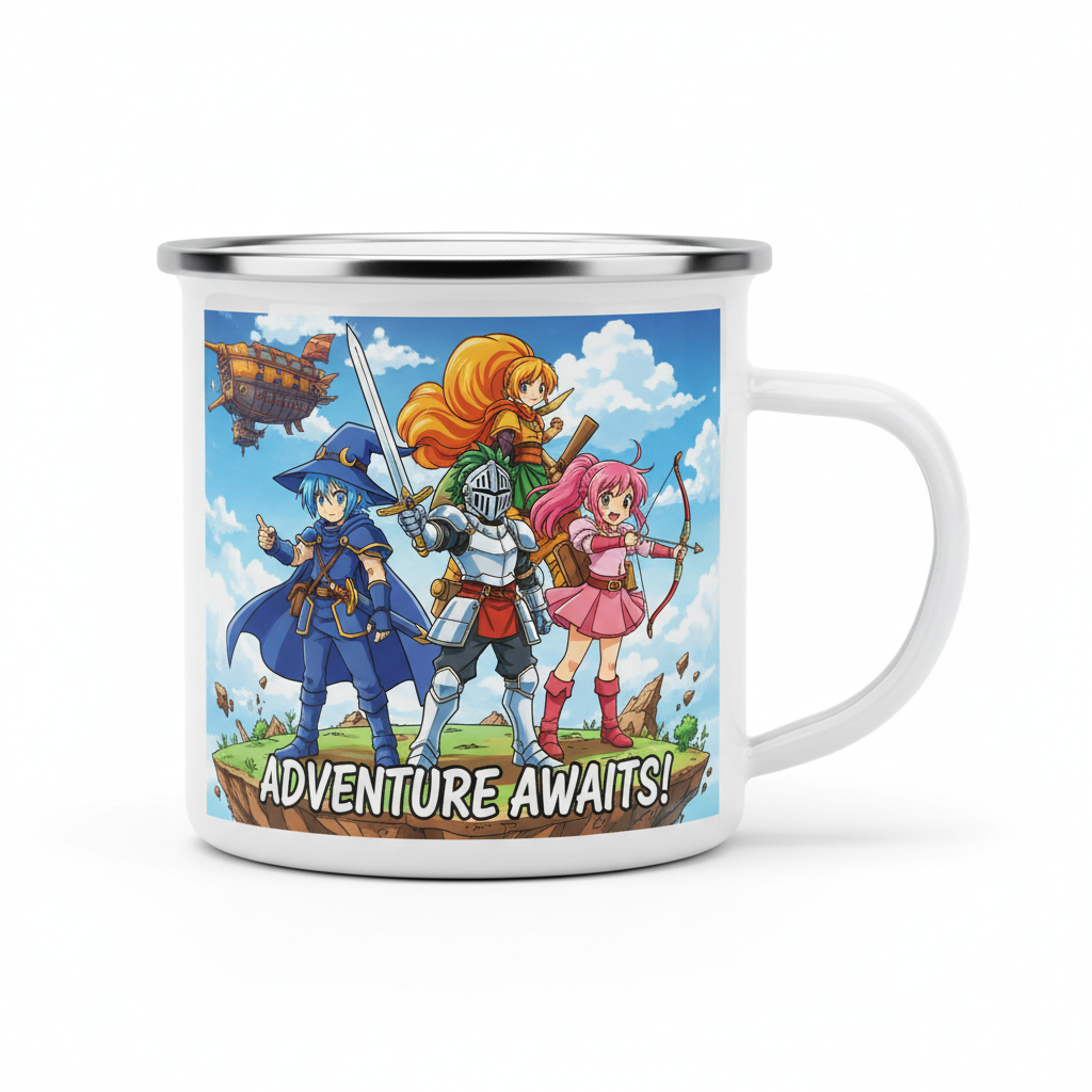Anime Enamel Mug