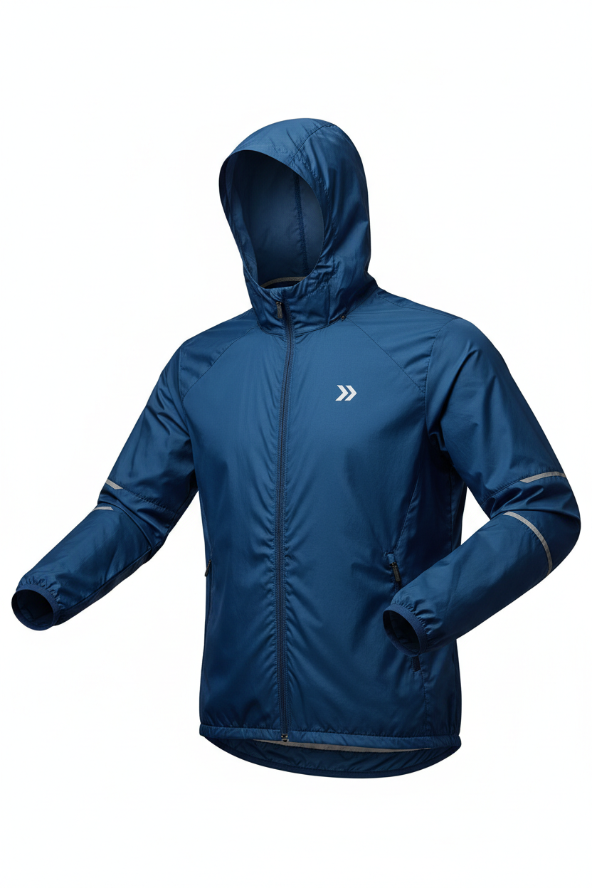 Men's Lightweight Running Windbreaker Jacket