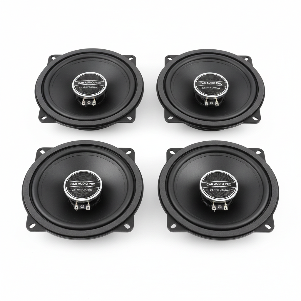 5.25-Inch Coaxial Car Speakers Pair